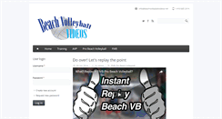 Desktop Screenshot of beachvolleyballvideos.net